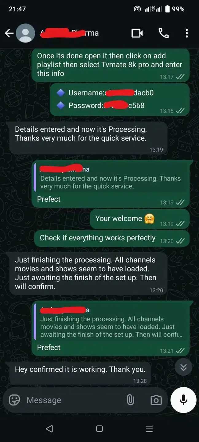 Max 4K Live Customer Service Chat